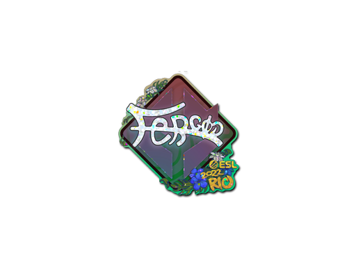 Sticker | fer (Glitter) | Rio 2022