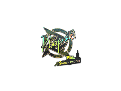 Sticker | Plopski (Holo) | Stockholm 2021