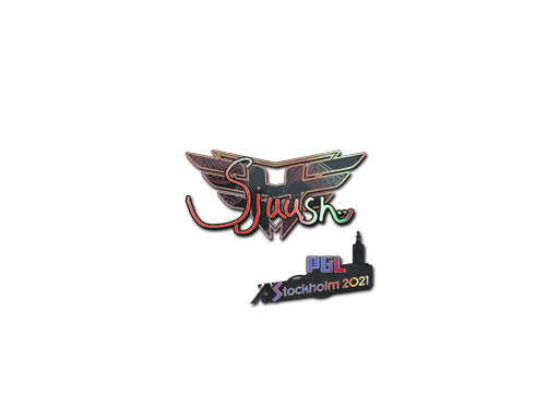 Sticker | sjuush (Holo) | Stockholm 2021