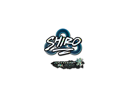 Sticker | sh1ro (Glitter) | Antwerp 2022