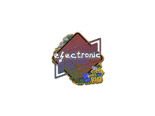Sticker | electronic (Glitter) | Rio 2022