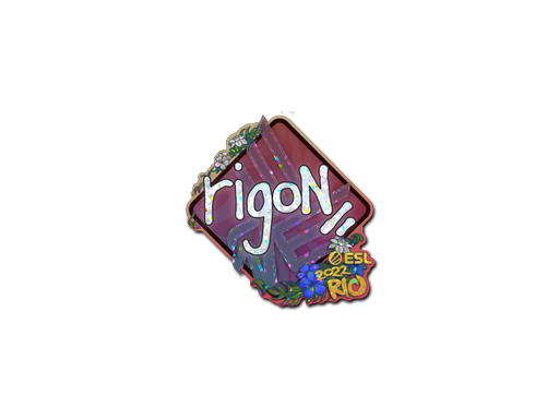 Sticker | rigoN (Glitter) | Rio 2022