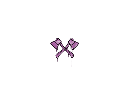Sealed Graffiti | X-Axes (Bazooka Pink)