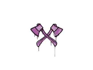 Sealed Graffiti | X-Axes (Bazooka Pink)