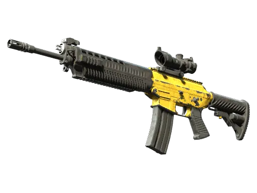 SG 553 | Bulldozer (Battle-Scarred)