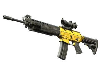 SG 553 | Bulldozer (Battle-Scarred)