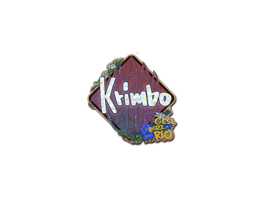 Sticker | Krimbo (Glitter) | Rio 2022