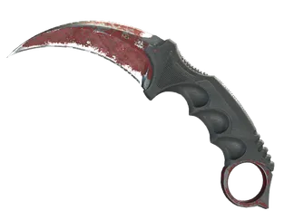 ★ StatTrak™ Karambit | Crimson Web (Battle-Scarred)