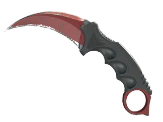 ★ Karambit | Crimson Web (Well-Worn)
