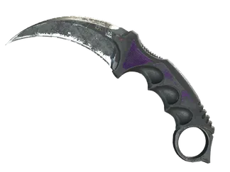 ★ StatTrak™ Karambit | Ultraviolet (Battle-Scarred)