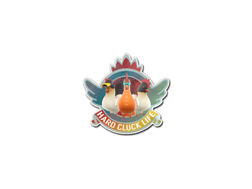 Sticker | Hard Cluck Life (Holo)