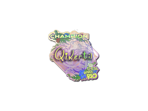 Sticker | qikert (Holo, Champion) | Rio 2022