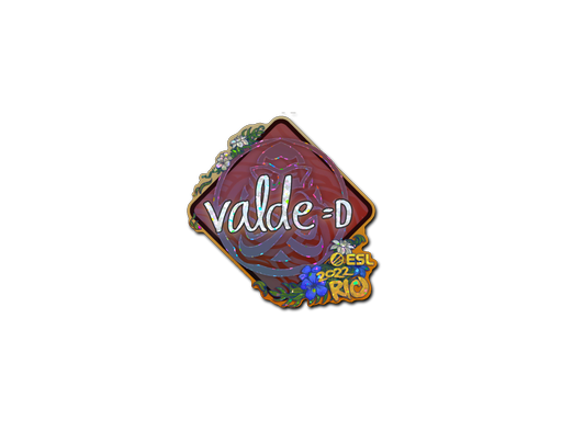 Sticker | v4lde (Glitter) | Rio 2022