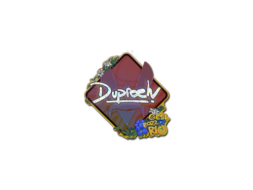 Sticker | dupreeh (Glitter) | Rio 2022