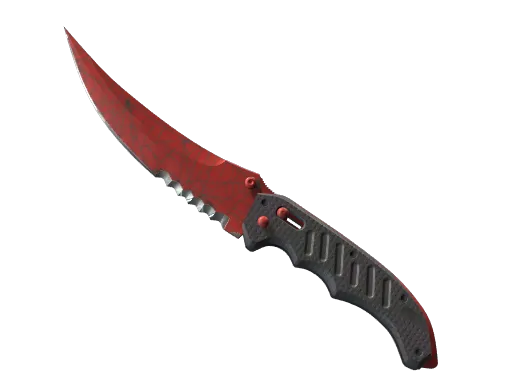 ★ StatTrak™ Flip Knife | Crimson Web (Minimal Wear)