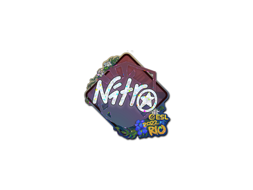 Sticker | nitr0 (Glitter) | Rio 2022