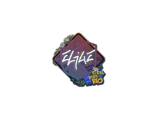 Sticker | EliGE (Glitter) | Rio 2022