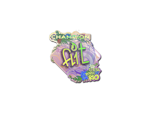 Sticker | FL1T (Holo, Champion) | Rio 2022