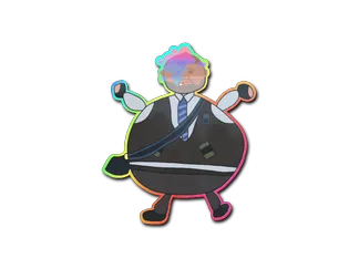 Sticker | Poorly Drawn Number K (Holo)