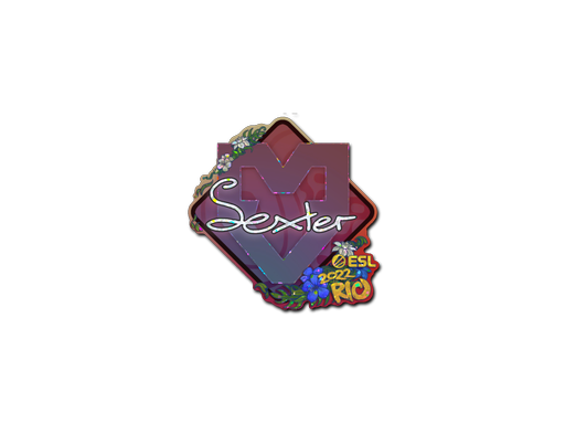 Sticker | dexter (Glitter) | Rio 2022