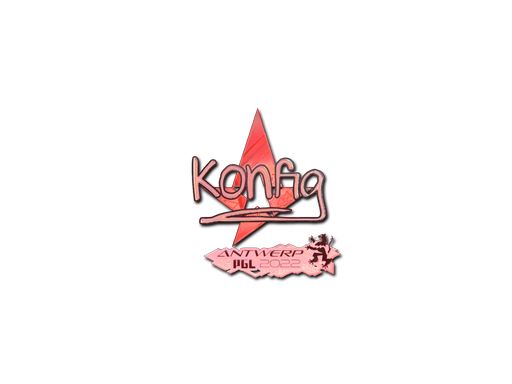 Sticker | k0nfig (Holo) | Antwerp 2022