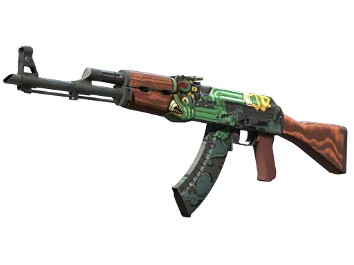 StatTrak™ AK-47 | Fire Serpent (Well-Worn)