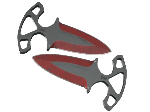 ★ StatTrak™ Shadow Daggers | Crimson Web (Well-Worn)