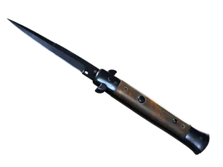 ★ Stiletto Knife | Blue Steel (Battle-Scarred)