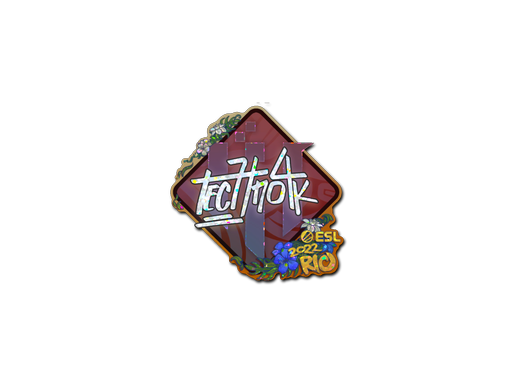 Sticker | Techno4K (Glitter) | Rio 2022