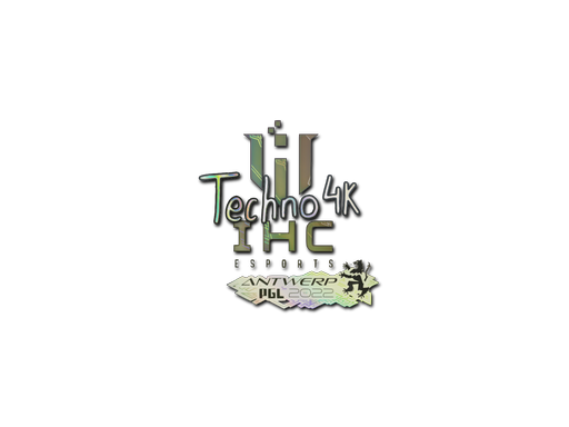 Sticker | Techno4K (Holo) | Antwerp 2022