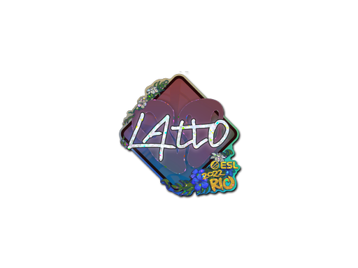 Sticker | latto (Glitter) | Rio 2022