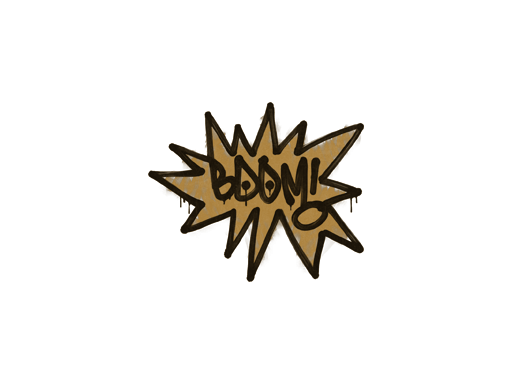 Sealed Graffiti | BOOM (Desert Amber)