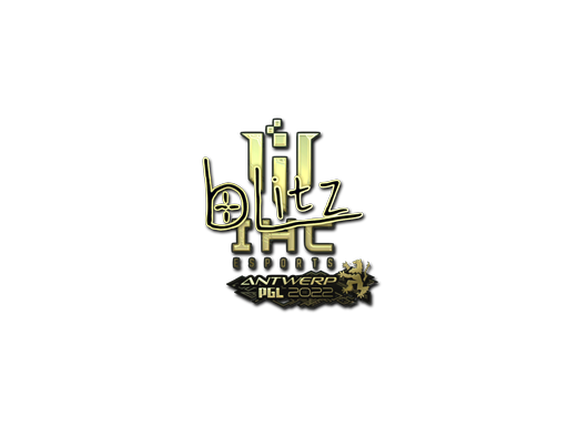 Sticker | bLitz (Gold) | Antwerp 2022