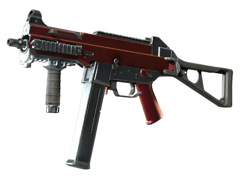 UMP-45 | Crimson Foil (Well-Worn)