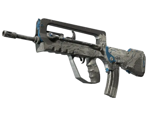 FAMAS | Halftone Wash (Well-Worn)