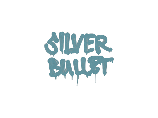 Sealed Graffiti | Silver Bullet (Wire Blue)