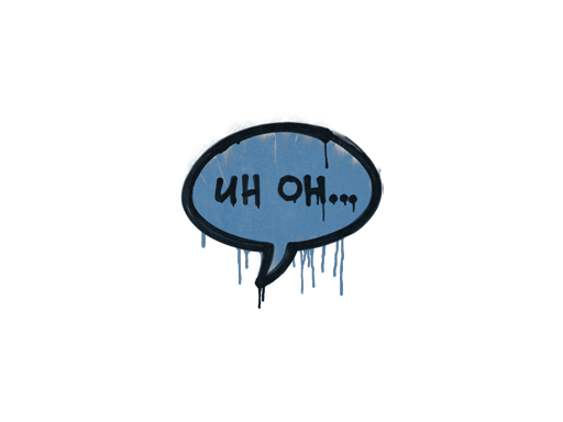 Sealed Graffiti | Uh Oh (Monarch Blue)