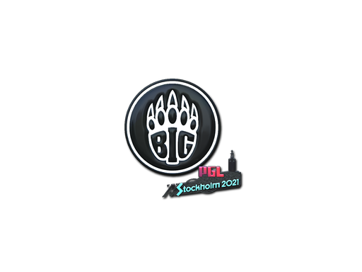 Sticker | BIG (Foil) | Stockholm 2021