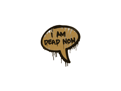 Sealed Graffiti | Dead Now (Desert Amber)