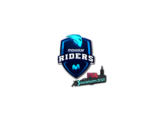 Sticker | Movistar Riders (Foil) | Stockholm 2021