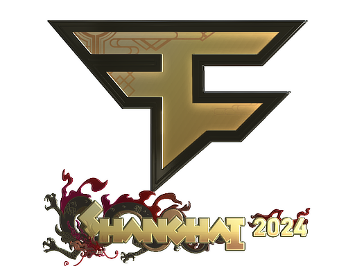 Sticker | FaZe Clan (Gold) | Shanghai 2024