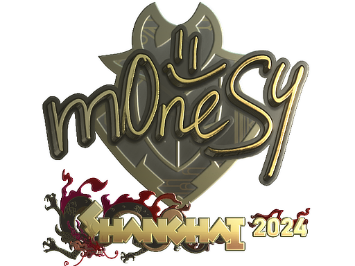 Sticker | m0NESY (Gold) | Shanghai 2024