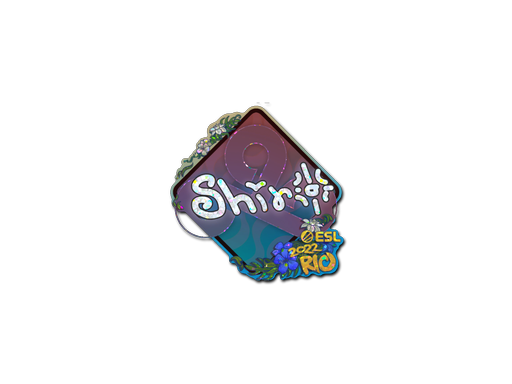 Sticker | sh1ro (Glitter) | Rio 2022