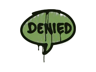 Sealed Graffiti | Denied (Battle Green)