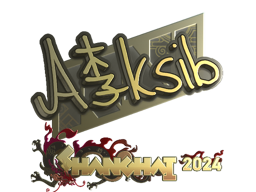 Sticker | Aleksib (Gold) | Shanghai 2024