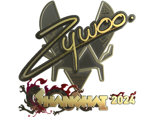 Sticker | ZywOo (Gold) | Shanghai 2024