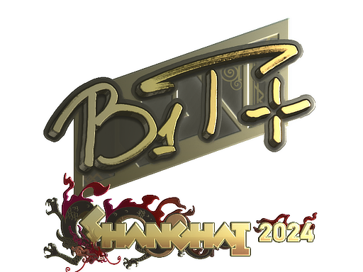 Sticker | b1t (Gold) | Shanghai 2024