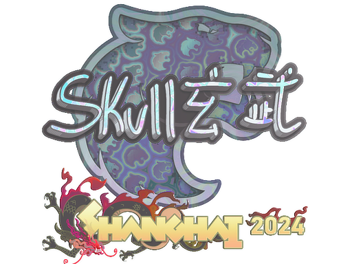 Sticker | skullz (Holo) | Shanghai 2024