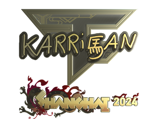 Sticker | karrigan (Gold) | Shanghai 2024