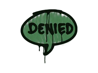 Sealed Graffiti | Denied (Jungle Green)